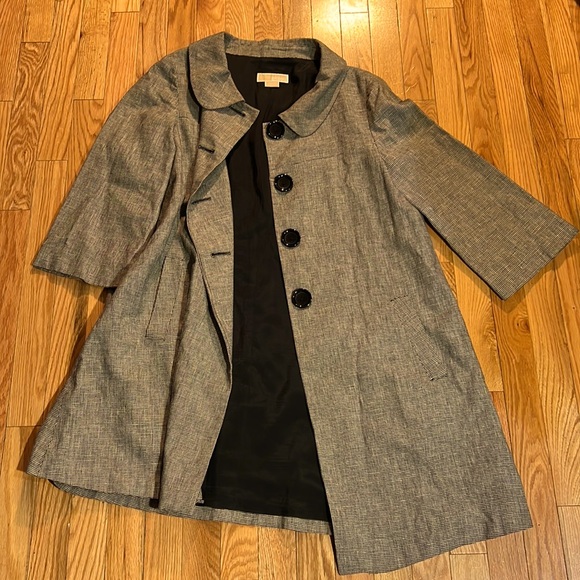 Michael Kors fantastic lightweight trench coat cotton size medium - Picture 1 of 6